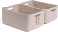 Large Storage Baskets for Shelves, Closet Organizers Bins for Clothes Blanket by MiniArkStorageBasketsHome