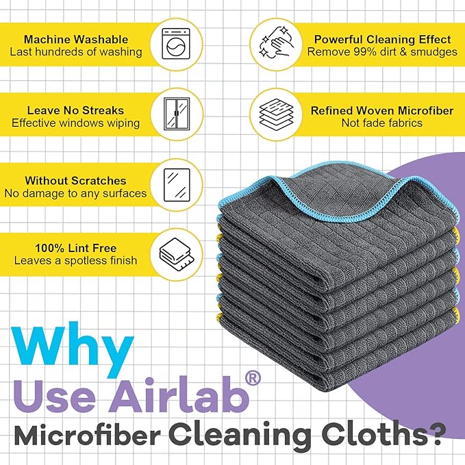 Airlab Microfiber Cleaning Cloth - Image 2