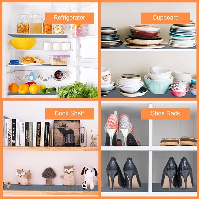 Shelf Liners for Kitchen Cabinets Refrigerator Liners Waterproof & Oil-Proof - Image 5