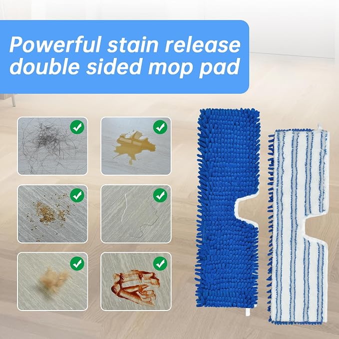 4 Pack Mop Heads Replacements Compatible - Image 8