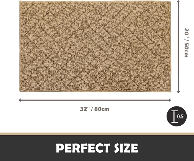 Door Mat Indoor Doormat, Entryway Rug Door Mats Non-Slip Rubber Backing - Image 2