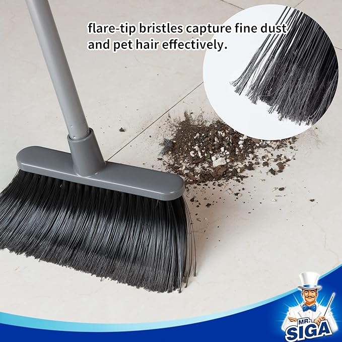 MR.SIGA Broom and Dustpan Set - Image 3