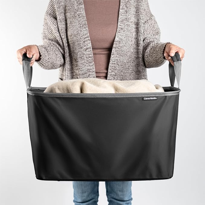 CleverMade Collapsible Laundry Basket Hamper - Image 8