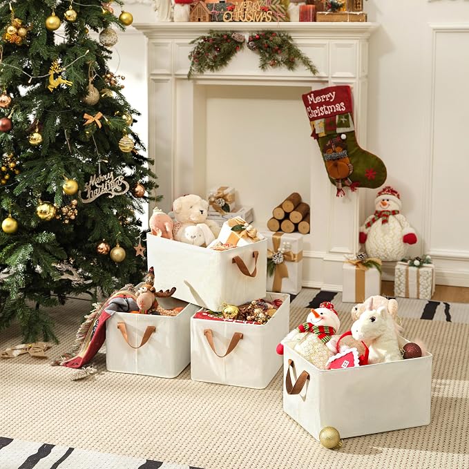 GRANNY SAYS Closet Storage Baskets, Collapsible Fabric Storage Bins - Image 8