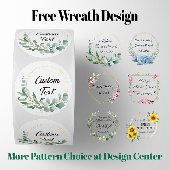 150 Custom Circle/Square BOPP Roll Labels- Personalized Stickers - Image 3