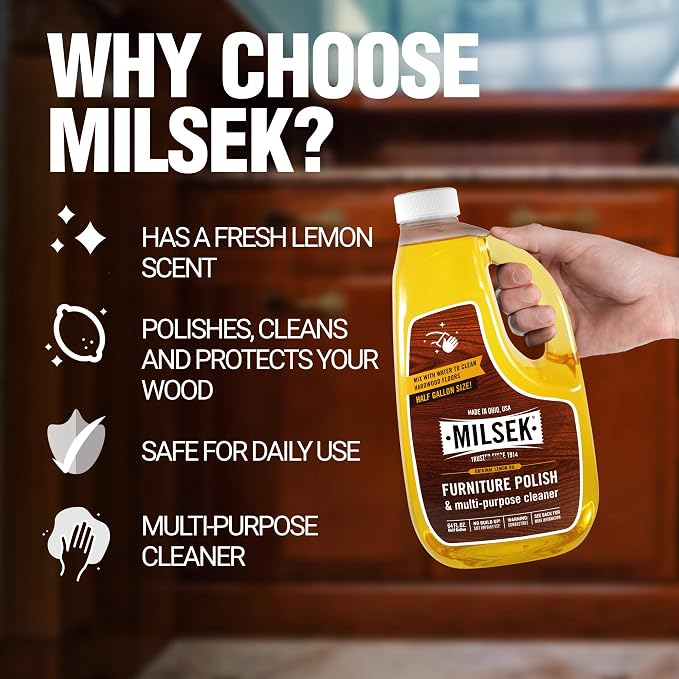 Milsek Furniture Polish and Wood Cleaner - Image 6