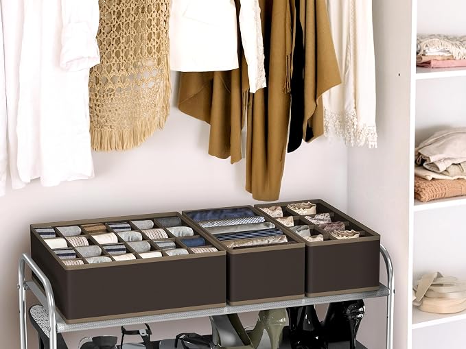 Simple Houseware 4-Pack Drawer Organizer Set - Image 8