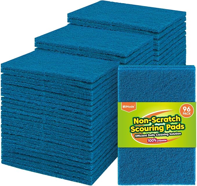 Non-Scratch Scouring Pads, Garage and Outdoors, Reusable Dish Scrubber Pads by Unimade