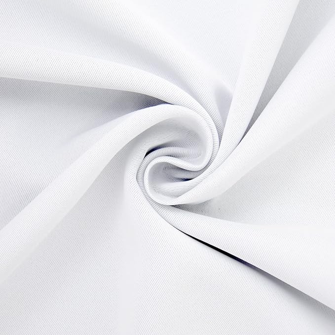 BGment White Curtains 54 Inches Length - Image 3