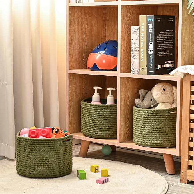 Small Storage Baskets for Organizing, Organizer Baskets for Shelves, Small - Image 6