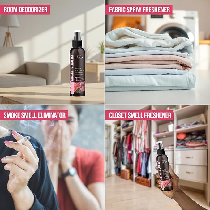 Natural Air Freshener Spray—Geranium & Lemongrass Odor Eliminator—Non-Toxic - Image 5