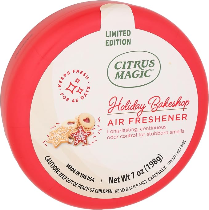 Citrus Magic Holiday Odor Absorbing Solid Air Freshener, Holiday Bakeshop - Image 3