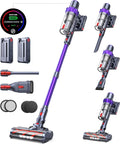 Cordless Vacuum Cleaner, 2 Batteries 110 Mins Runtime Vacuum Cleaners by CORDLESSVACUUMCLEANER