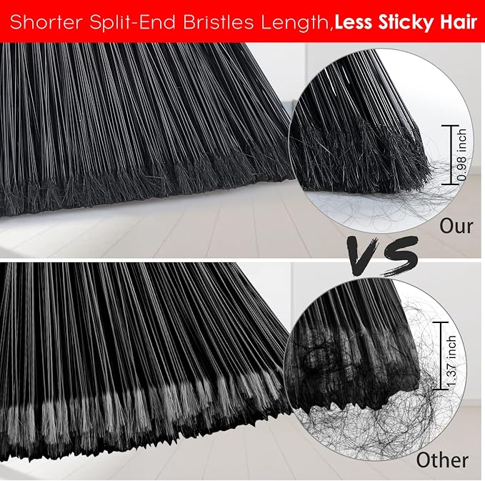 3-Pack Heavy Duty Broom, Commercial Broom - Image 4