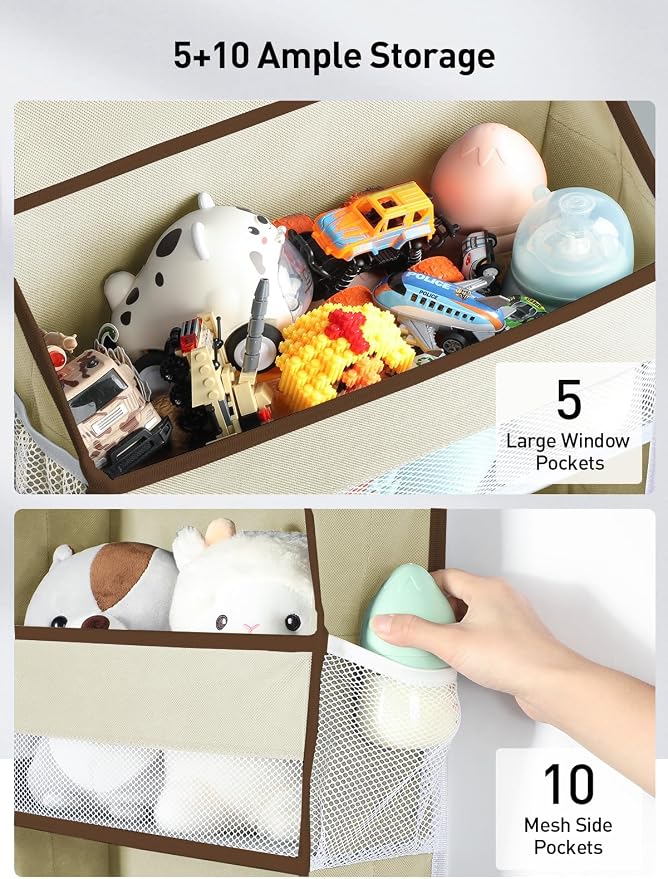 Yecaye 2 Pc Over the Door Organizer - Image 3