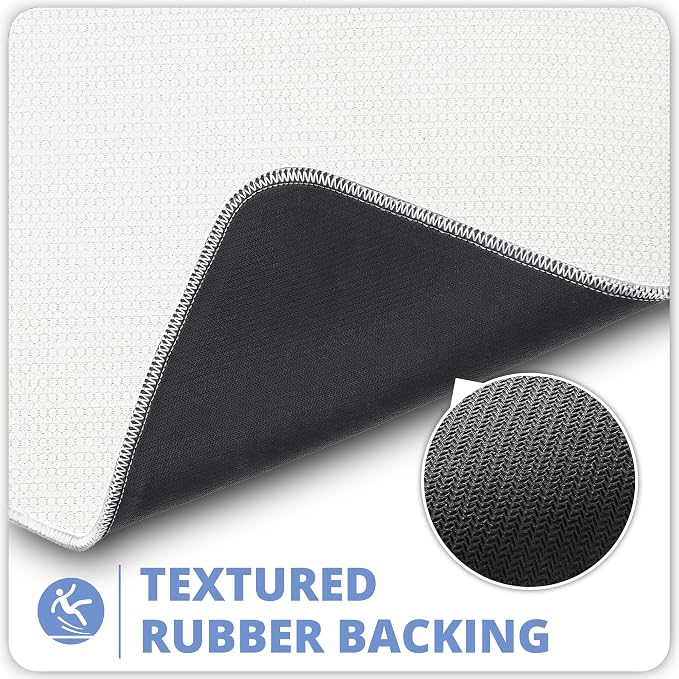 Bath Mat, Ultra Thin Bathroom Rugs, Rubber Bath Mats - Image 4