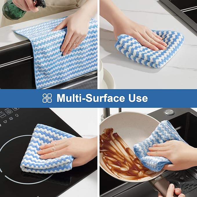 JOYMOOP Microfiber Cleaning Cloth, Mixed Color Towels - Image 7