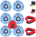 6 Pack Mop Replacement Heads Compatible by WaIEJiemiHome