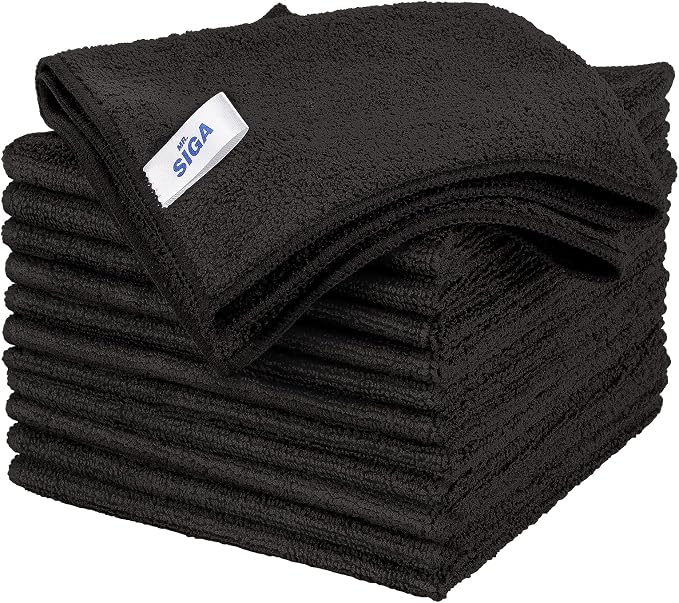 MR.SIGA Microfiber Cleaning Cloth, All-Purpose Microfiber Towels, Streak Free by MRSIGA