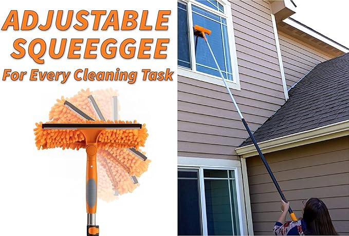 5-18 ft Window Washing Kit // Window Cleaning Tool & Window Washer Squeegee - Image 5
