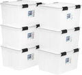 IRIS USA 47 Quart WEATHERPRO Plastic Storage Bins by IRISUSA