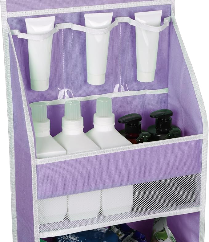 Univivi 6-Shelf Over Door Hanging Organizer Fabric Baby Door Storage - Image 4