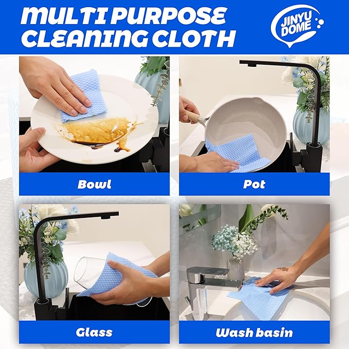 Disposable Kitchen Cleaning Cloths Dish Towels Dish Cloth Reusable Cloths - Image 5