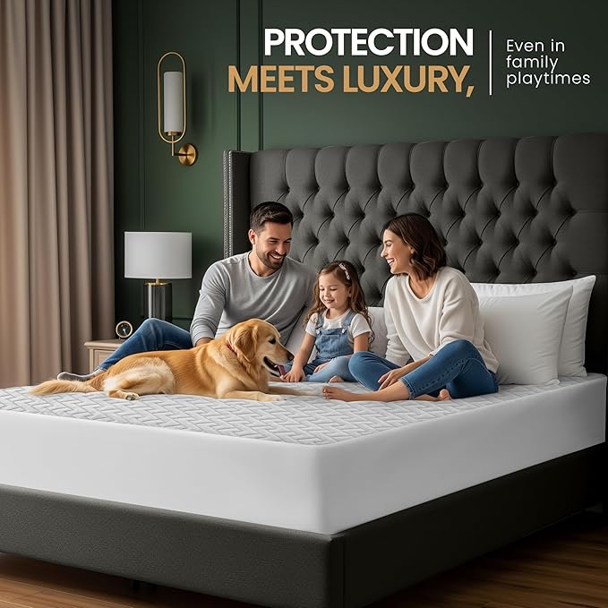 Utopia Bedding Waterproof Mattress Protector Full Size, Premium 3D Air Soft - Image 6
