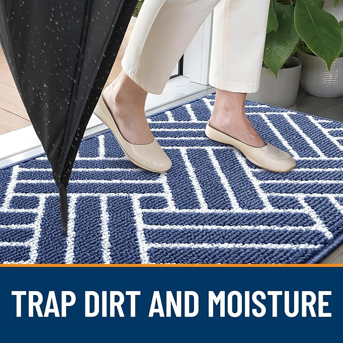 OLANLY Indoor Door Mat, 36x24 Inch, Dirt Resistant and Absorbent, Non-Slip - Image 2