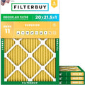 Filterbuy 20x21.5x1 Air Filter MERV 11 Allergen Defense Replacement, by Filterbuy