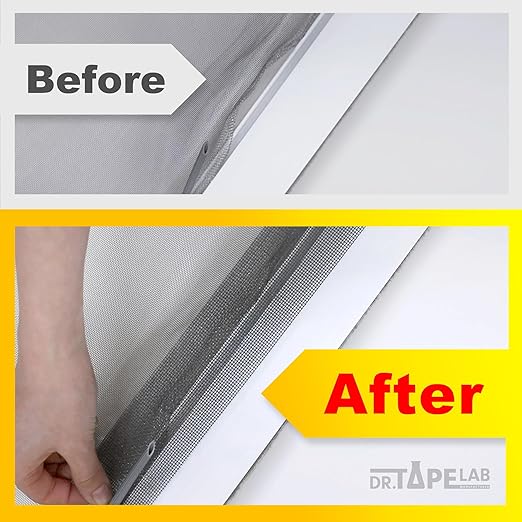 Black Window Screen Repair Tape, 2 in X 8.5 FT, Screen Repair Kit - Image 3