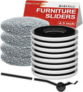 New Upgrade Furniture Sliders, Round Moving Pads by KissCore