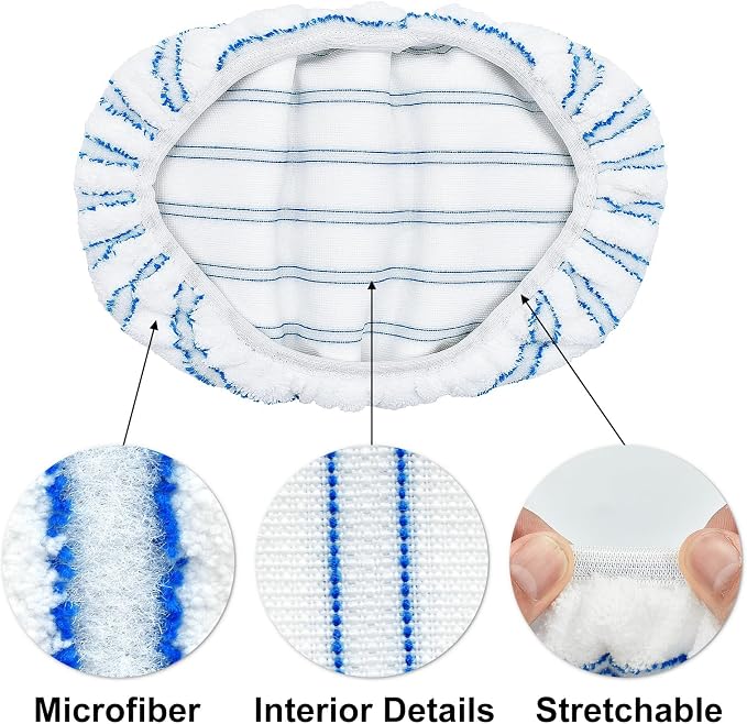 Mop Heads Replacements for Ocedar Hardwood Floor 'N More Microfiber Mop - Image 4