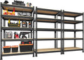 PrimeZone Storage Shelves 3 Pack 5 Tier Adjustable Garage Storage Shelving by PrimeZone