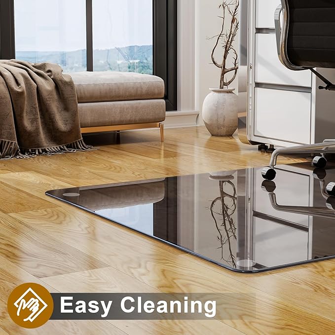 GLSLAND Office Chair Mat, 1/6" Thick Computer Floor Mat - Image 5