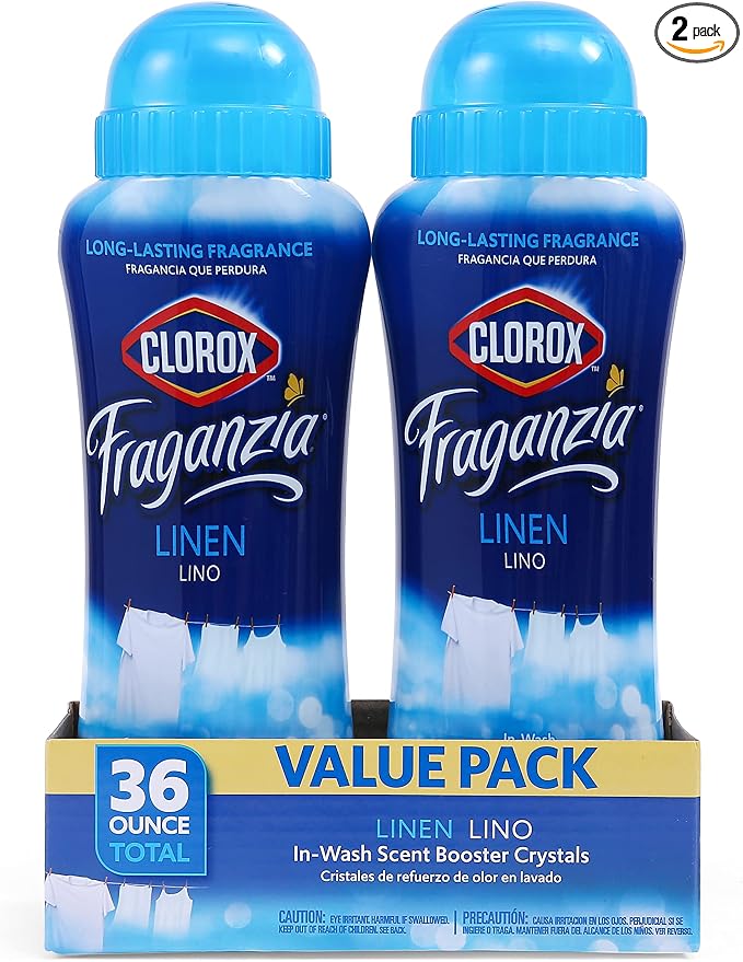 Clorox Fraganzia Laundry Scent Booster Crystals in Linen Scent by Clorox
