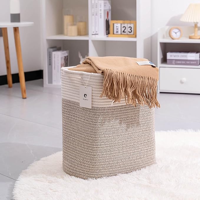 Medium and Large Woven Basket//With Handle, Used - Image 7