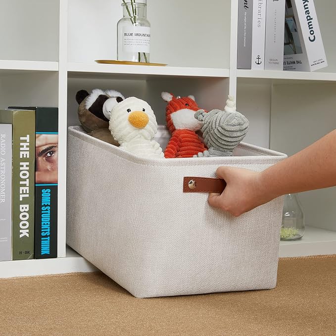 DULLEMELO Fabric Organizer for Storage, Nursery - Image 4