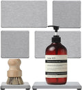4PCS Bathroom Sink Vanity Trays, Diatomaceous Earth Quick Stone Drying Mat by Razborci