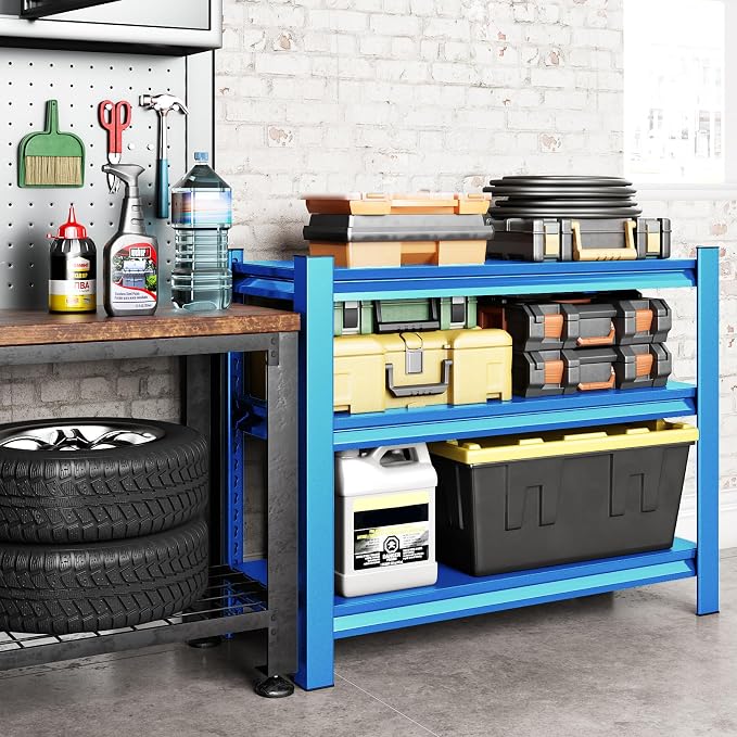 40" W Garage Shelving Heavy Duty，1500LBS Loads Adjustable Garage Storage Shelves - Image 2