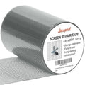 Grey Window Screen Repair Tape, 4IN X 20FT Screen Repair Kit by Secopad