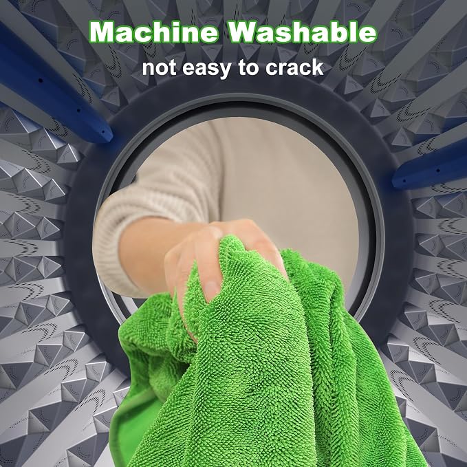 JOYMOOP Microfiber Towels for Cars, 2 Pack 35.4" x 23.6" Car Drying Towel - Image 7