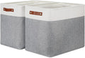DULLEMELO Extra Large Storage Baskets, Fabric Storage Bins by DULLEMELO
