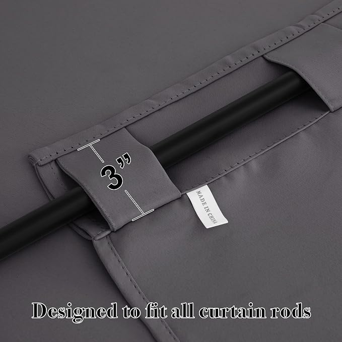 RYB HOME Bathroom Curtains Blackout - Image 2