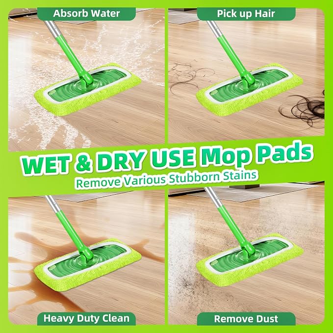 Reusable Mop Pads fit Swiffer Sweeper Mop - Image 4