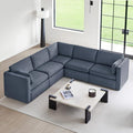 CHITA Oversized Modular Sectional Fabric Sofa Set, FSC Certified Extra Large 5 by CHITALIVING