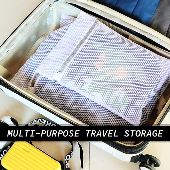5Pcs Durable Honeycomb Mesh Laundry Bags - Image 5