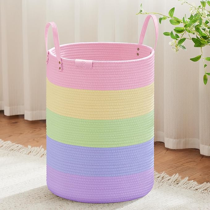 VIPOSCO Tall Laundry Basket, Large Dirty Clothes Hamper by VIPOSCO