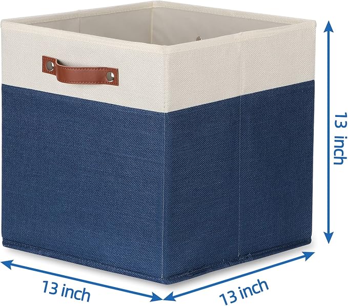 Temary Fabric Storage Bins for Cube Organizer 4 Pack Cube Storage Bins 13 - Image 2