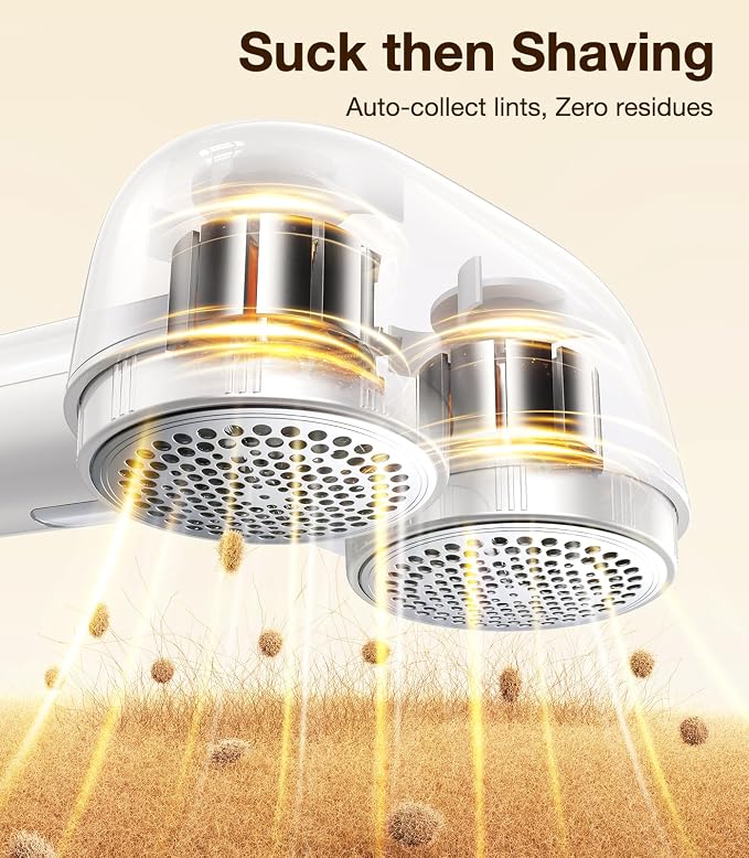 DesertWest Fabric Shaver, 2000mah Rechargable Lint Remover, Lint Shavers to - Image 3